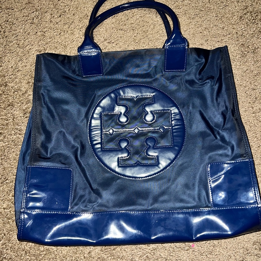 Tory Burch- navy tote